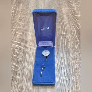 Towle Sterling Lapel Pin 1971 1st Series 12 Days Of Christmas Partridge Pear SB.